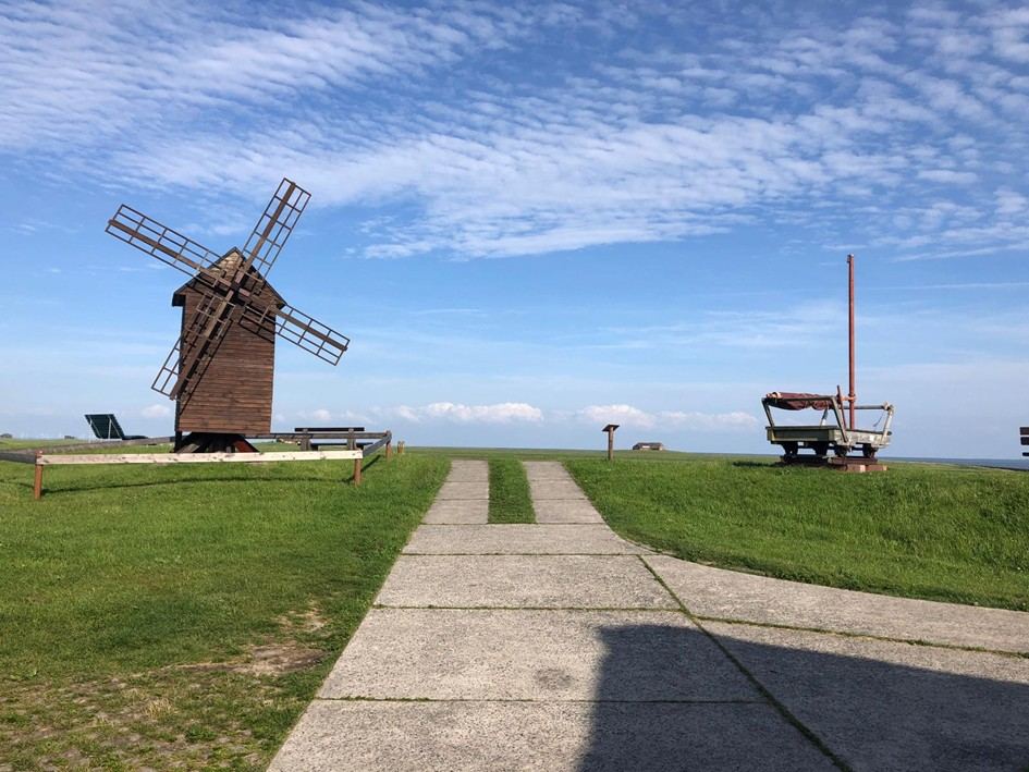 Kitesurfen auf der Hallig Langeness
